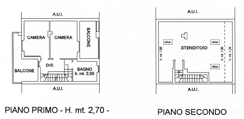 piano primo e mansarda