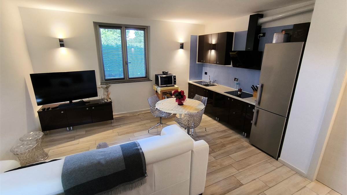 soggiorno con cucina