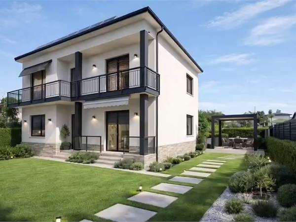 Nuovo quadrilocale con giardino privato